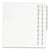 Avery® Preprinted Legal Exhibit Side Tab Index Dividers, Avery Style, 26-Tab, Exhibit A to Exhibit Z, 11 x 8.5, White, 1 Set (AVE01370)