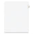 Avery® Preprinted Legal Exhibit Side Tab Index Dividers, Avery Style, 10-Tab, 3, 11 x 8.5, White, 25/Pack (AVE11913)