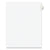 Avery® Preprinted Legal Exhibit Side Tab Index Dividers, Avery Style, 10-Tab, 2, 11 x 8.5, White, 25/Pack (AVE11912)