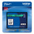 Brother TZe Laminated Removable Label Tapes, 0.35" x 26.2 ft, Black on Green (BRTTZE721CS)