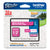 Brother TZ Standard Adhesive Laminated Labeling Tape, 0.47" x 16.4 ft, White/Berry Pink (BRTTZEMQP35)