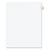 Avery® Preprinted Legal Exhibit Side Tab Index Dividers, Avery Style, 10-Tab, 52, 11 x 8.5, White, 25/Pack (AVE01052)