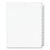 Avery® Preprinted Legal Exhibit Side Tab Index Dividers, Avery Style, 25-Tab, 176 to 200, 11 x 8.5, White, 1 Set (AVE01337)