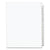 Avery® Preprinted Legal Exhibit Side Tab Index Dividers, Avery Style, 25-Tab, 201 to 225, 11 x 8.5, White, 1 Set (AVE01338)