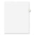 Avery® Preprinted Legal Exhibit Side Tab Index Dividers, Avery Style, 26-Tab, G, 11 x 8.5, White, 25/Pack (AVE01407)
