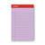 Universal® Colored Perforated Ruled Writing Pads, Narrow Rule, 50 Orchid 5 x 8 Sheets, Dozen (UNV35854)