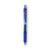Pentel® EnerGel-X Retractable Gel Pen, 0.5 mm Needle Tip, Blue Ink/Barrel, Dozen (PENBLN105C)