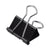Universal® Binder Clips, Mini, Black/Silver, 12/Box (UNV10199)
