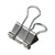 Universal® Binder Clips with Storage Tub, Small, Silver, 40/Pack (UNV11240)