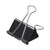 Universal® Binder Clips with Storage Tub, Large, Black/Silver, 12/Pack (UNV11112)