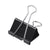 Universal® Binder Clip Zip-Seal Bag Value Pack, Large, Black/Silver, 36/Pack (UNV10220VP)