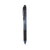 Pentel® EnerGel-X Retractable Gel Pen, 0.7 mm Metal Tip, Black Ink/Barrel, 24/Pack (PENBL107ASW2)