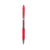 Zebra® Sarasa Dry Gel X20 Retractable Gel Pen, Fine 0.5mm, Red Ink, Translucent Red Barrel, Dozen (ZEB46730)