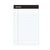 Universal® Premium Ruled Writing Pads with Heavy-Duty Back, Narrow Rule, Black Headband, 50 White 5 x 8 Sheets, 12/Pack (UNV57300)
