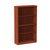 Alera® Valencia Series Bookcase, Four-Shelf, 31 3/4w x 14d x 54 7/8h, Medium Cherry (ALEVA635632MC)
