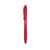 Pentel® EnerGel-X Retractable Gel Pen, 0.5 mm Needle Tip, Red Ink/Barrel, Dozen (PENBLN105B)