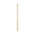 Boardwalk® Heavy-Duty Threaded End Lacquered Hardwood Broom Handle, 1.13" dia x 60", Natural (BWK137)