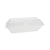 Pactiv Evergreen Foam Hinged Lid Containers, Single Tab Lock Hoagie, 9.75 x 5 x 3.25, 1-Compartment, White, 560/Carton (PCT0TH10099Y000)