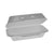 Pactiv Evergreen SmartLock Foam Hinged Containers, Medium, 8.75 x 4.5 x 3.13, 1-Compartment, White, 440/Carton (PCTYHLW01840000)
