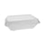 Pactiv Evergreen Foam Hinged Lid Containers, Single Tab Lock #205 Utility, 9.19 x 6.5 x 2.75, 1-Compartment, White, 150/Carton (PCTYTH102050001)