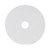 Boardwalk® Polishing Floor Pads, 18" Diameter, White, 5/Carton (BWK4018WHI)