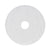 Boardwalk® Polishing Floor Pads, 16" Diameter, White, 5/Carton (BWK4016WHI)