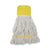 Boardwalk® Super Loop Wet Mop Head, Cotton/Synthetic Fiber, 5" Headband, Small Size, White, 12/Carton (BWK501WH)