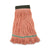 Boardwalk® Super Loop Wet Mop Head, Cotton/Synthetic Fiber, 5" Headband, Medium Size, Orange, 12/Carton (BWK502OR)