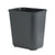 Rubbermaid® Commercial Fiberglass Wastebasket, 7 gal, Fiberglass, Black (2543BK)
