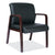 Alera® Reception Lounge WL Series Guest Chair, 24.21'' x 26.14'' x 32.67'', Black Seat/Black Back, Mahogany Base (ALERL4319M)