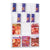 Safco® Reveal Clear Literature Displays, 18 Compartments, 30w x 2d x 45h, Clear (SAF5600CL)