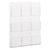 Safco® Reveal Clear Literature Displays, 9 Compartments, 30w x 2d x 36.75h, Clear (SAF5603CL)