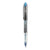 uniball® VISION ELITE Stick Roller Ball Pen, 0.5mm, Blue-Black Ink, Black/Blue Barrel (UBC69020)