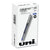 uniball® VISION Stick Roller Ball Pen, Micro 0.5mm, Blue Ink, Blue/Gray Barrel, Dozen (UBC60108)