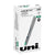 uniball® VISION Stick Roller Ball Pen, Fine 0.7mm, Evergreen Ink, Gray Barrel, Dozen (UBC60386)