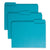 Smead™ Colored File Folders, 1/3-Cut Tabs, Letter Size, Teal, 100/Box (SMD13143)