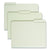 Smead™ Expanding Recycled Heavy Pressboard Folders, 1/3-Cut Tabs, 2" Expansion, Letter Size, Gray-Green, 25/Box (SMD13234)