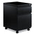 Alera® Two-Drawer Metal Pedestal Box File with Full-Length Pull, 14.96w x 19.29d x 21.65h, Black (ALEPBBFBL)