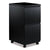 Alera® Two-Drawer Metal Pedestal File with Full-Length Pull, 14.96w x 19.29d x 27.75h, Black (ALEPBFFBL)