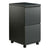 Alera® Two-Drawer Metal Pedestal File with Full-Length Pull, 14.96w x 19.29d x 27.75h, Charcoal (ALEPBFFCH)