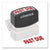 Universal® Message Stamp, PAST DUE, Pre-Inked One-Color, Red (UNV10063)