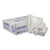 InteplastPitt High-Density Interleaved Commercial Can Liners, 30 gal, 16 microns, 30" x 37", Clear, 500/Carton (IBSS303716N)