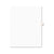 Avery® Preprinted Legal Exhibit Side Tab Index Dividers, Avery Style, 10-Tab, 11, 11 x 8.5, White, 25/Pack (AVE11921)