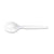 Dixie® Plastic Cutlery, Heavy Mediumweight Soup Spoon, 1,000/Carton (DIXSM207)