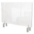 Ghent Clear Partition Extender with Attached Clamp, 36 x 3.88 x 18, Thermoplastic Sheeting (GHEPEC1836A)