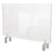 Ghent Clear Partition Extender with Attached Clamp, 42 x 3.88 x 18, Thermoplastic Sheeting (GHEPEC1842A)