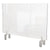 Ghent Clear Partition Extender with Attached Clamp, 29 x 3.88 x 24, Thermoplastic Sheeting (GHEPEC2429A)
