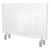 Ghent Clear Partition Extender with Attached Clamp, 36 x 3.88 x 24, Thermoplastic Sheeting (GHEPEC2436A)