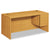 HON® 10500 Series "L" Right 3/4 Height Pedestal Desk, 66w x 30d x 29.5h, Harvest (HON10583RCC)