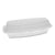 Pactiv Foam Hinged Lid Containers, Single Tab Lock Hot Dog, 7.25 x 3 x 2, 1-Compartment, White, 504/Carton (PCTYTH100980000)